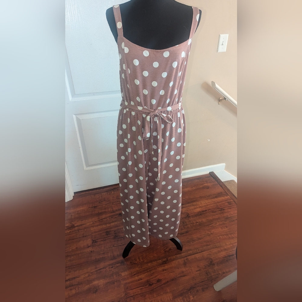 Polka dot jumpsuit